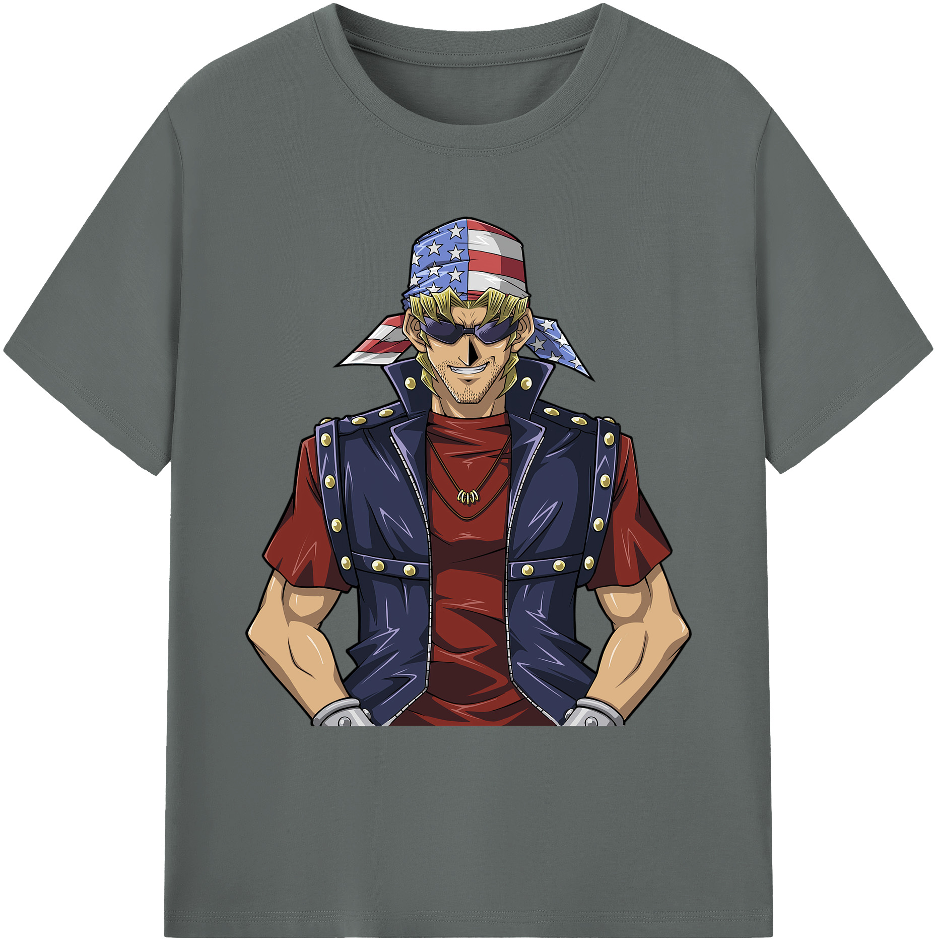 （画像用） 遊☆戯☆王 Yu-Gi-Oh! 綿100％ メンズ半袖Tシャツ｜肌触りやわらか＆通気性